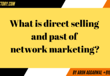 What is direct selling and past of network marketing