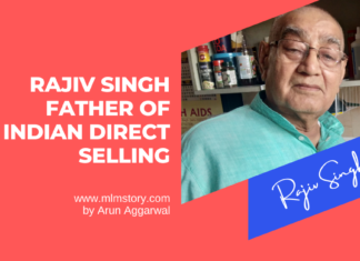 Rajiv singh father of indian direct selling